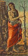 JACOPO del SELLAIO Saint John the Baptist sf oil on canvas